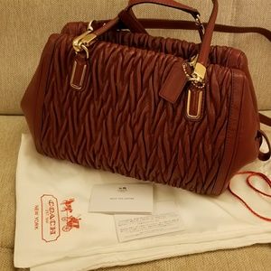 COACH Madison Gathered Twist Sm Madeline BAG